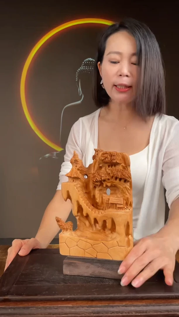 柏木（崖柏）手工摆件,先抢先得! 编号:118