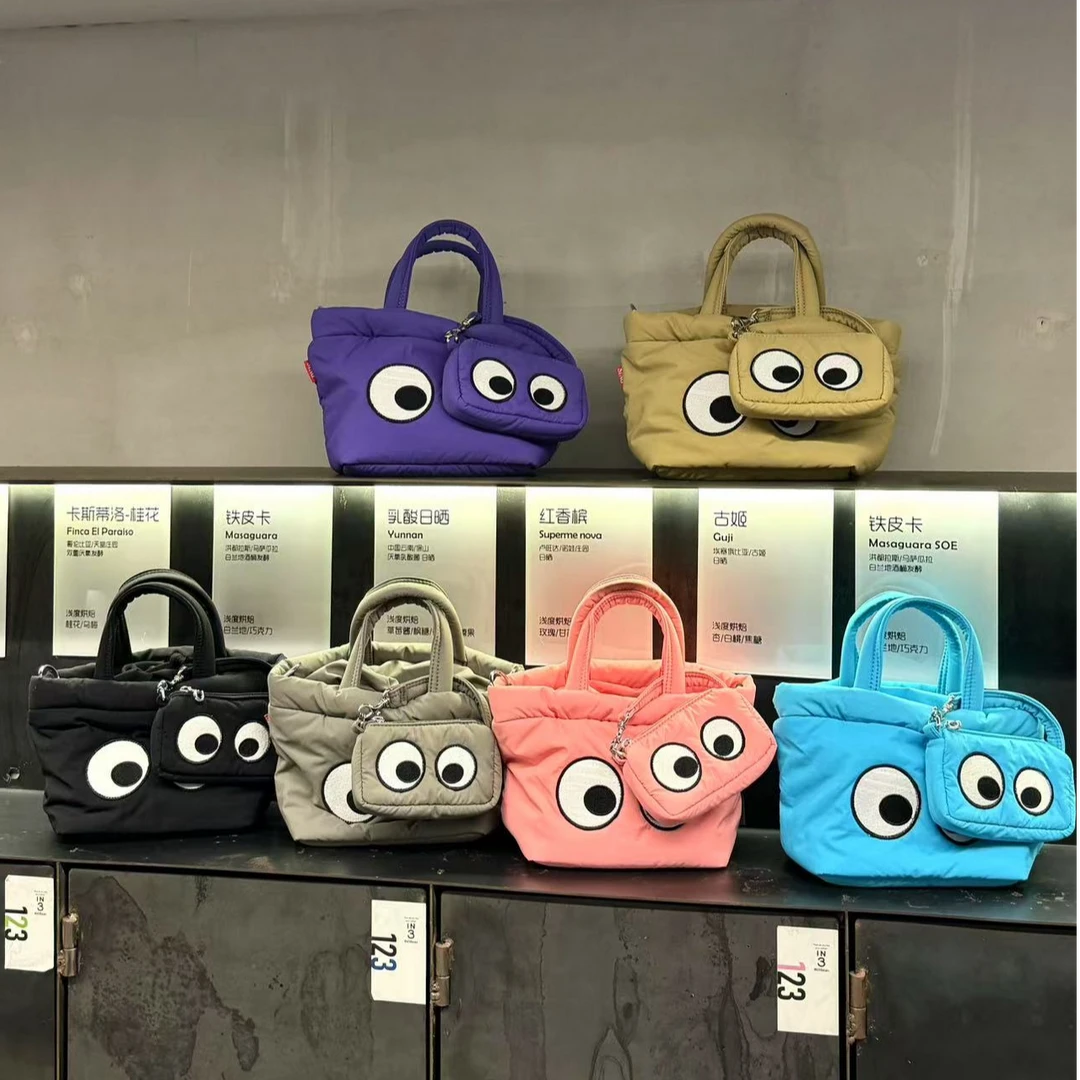 （大眼睛购物袋）SINGSING正品小众设计师轻奢时尚大容量潮流卡通包