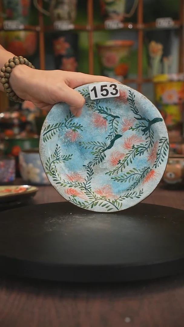 紫砂油画手绘釉下彩153