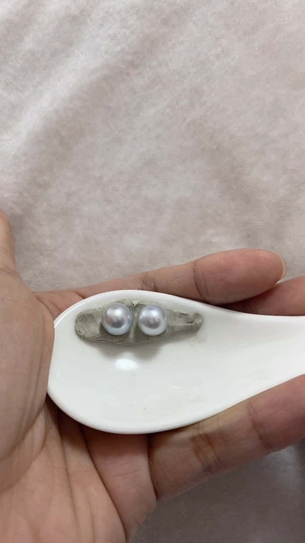 【闪购商品】海水珍珠耳饰银S925镶嵌海水珍珠耳饰