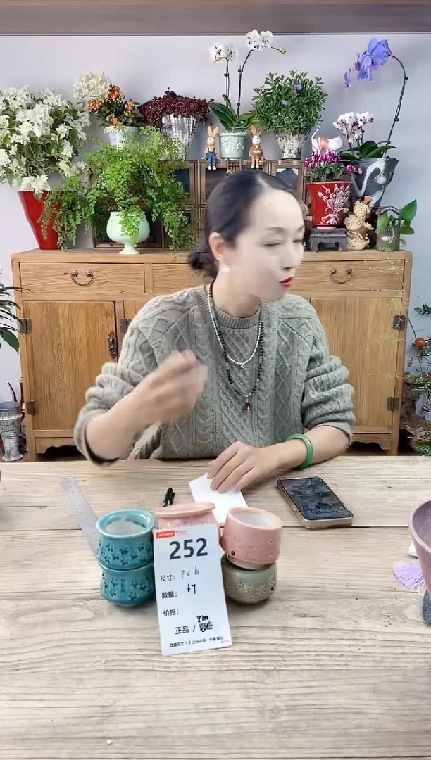 小玩子花盆直播编号252