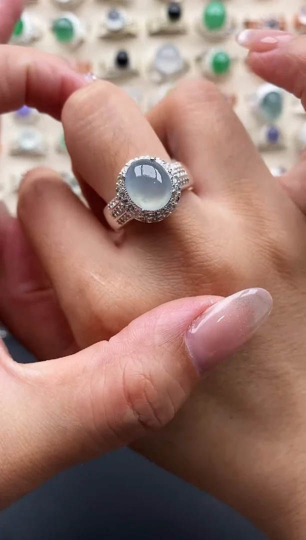 未镶嵌戒指翡翠缅甸天然A货翡翠11  8-7