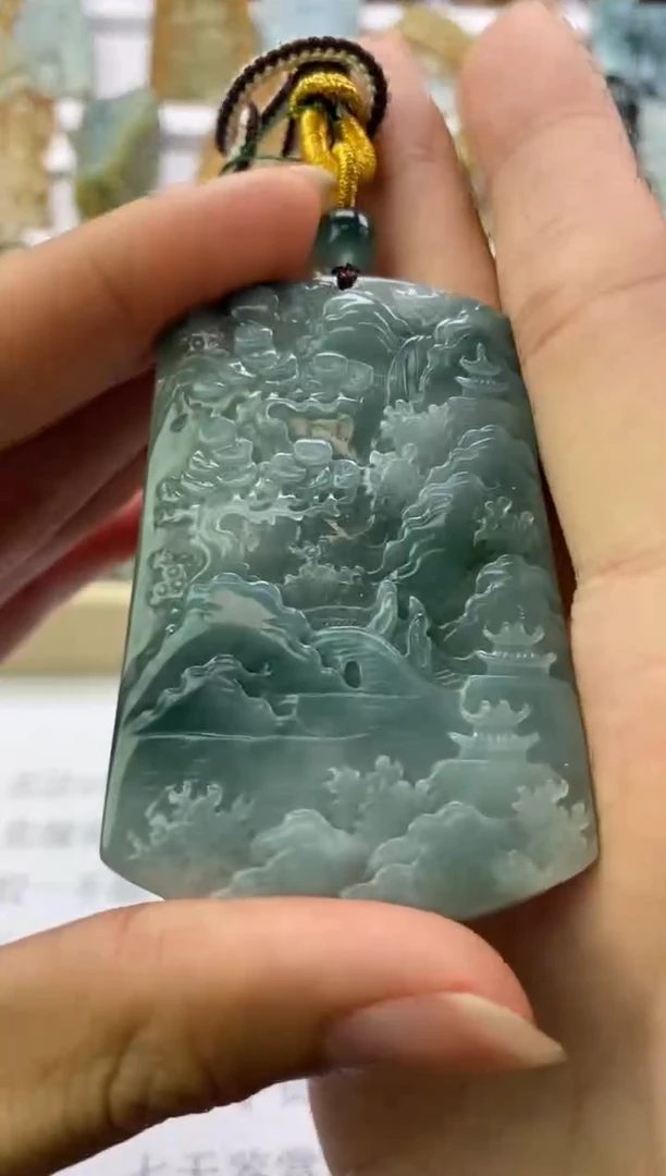 翡翠未镶嵌颈饰天然翡翠