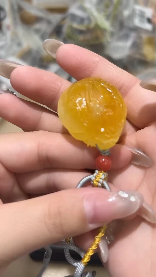 裸石琥珀未镶嵌琥珀蜜蜡吊坠