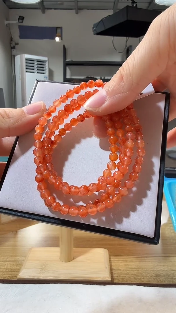 未镶嵌手链南红玛瑙优0639 约5mm