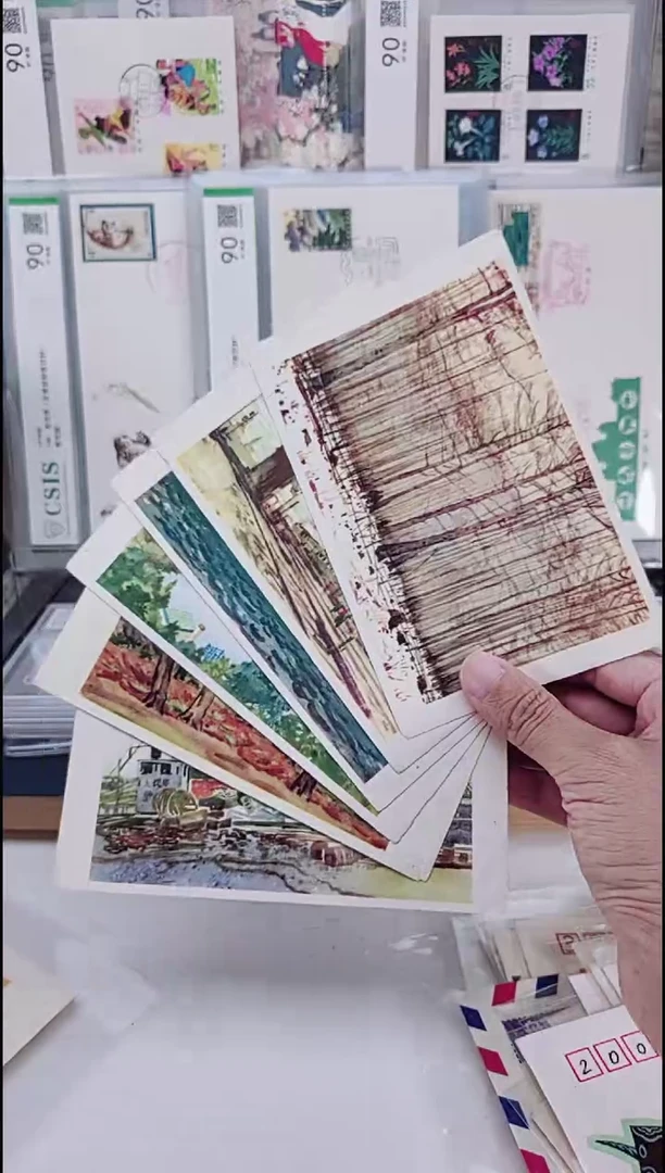 60年代  画片  油画主题  6张