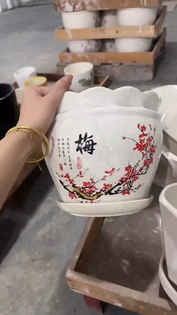 高温陶瓷花盆+E27
