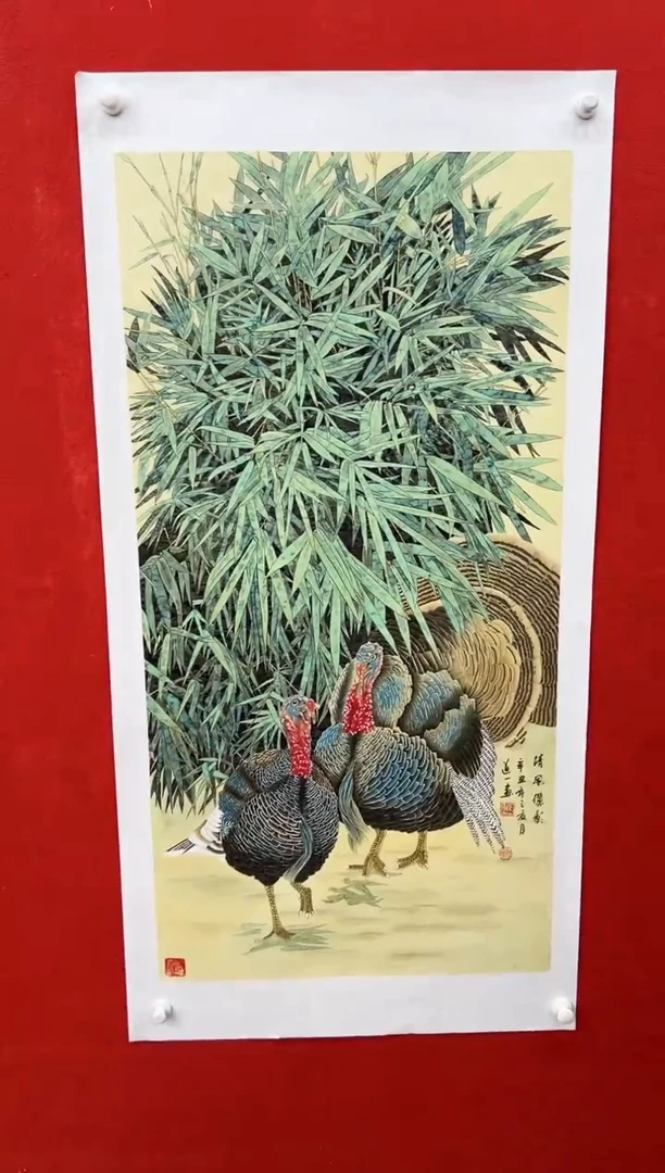 国画道一老师绘画作品B28-16