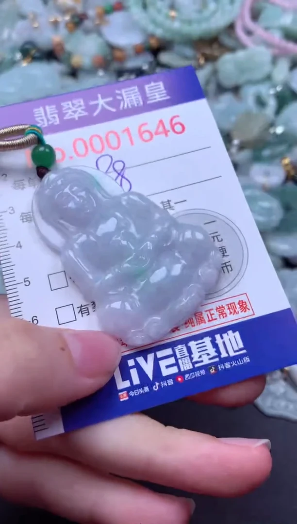 吊坠(不含链)未镶嵌翡翠1646