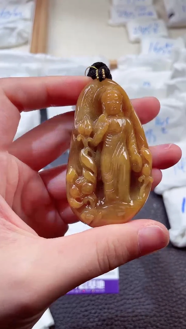 翡翠未镶嵌颈饰00004609阿弥