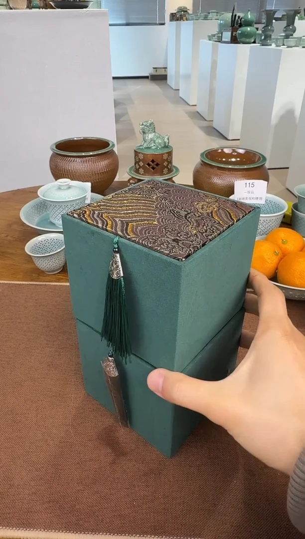 青瓷手工茶器包邮