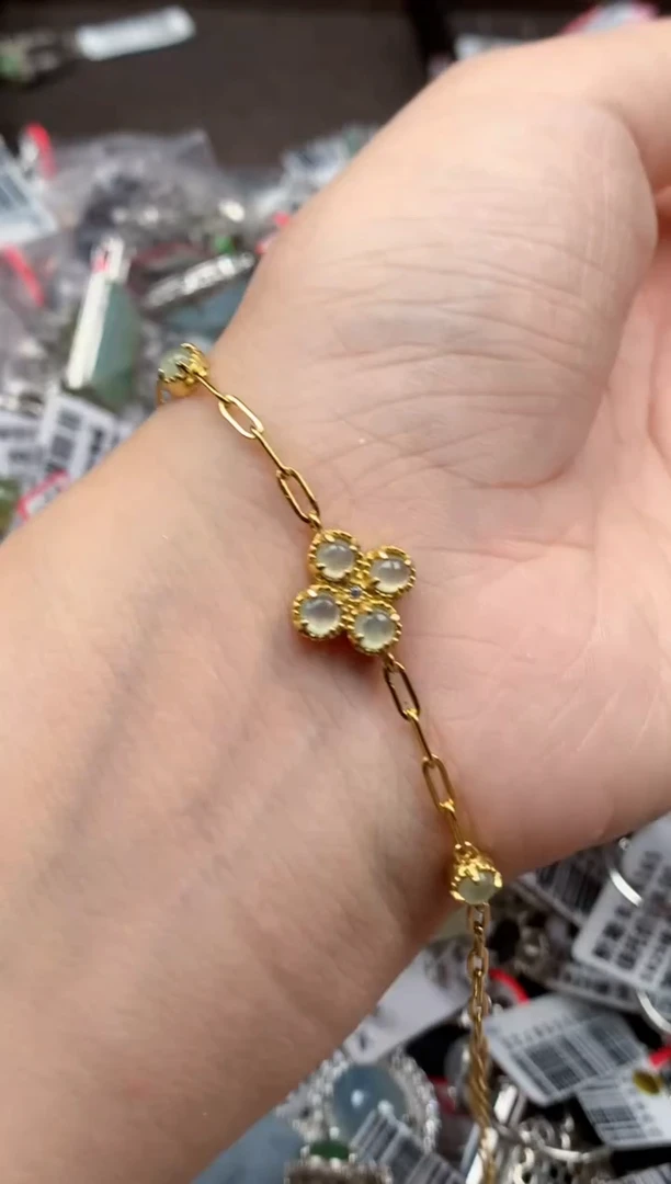 银S925镶嵌戒指翡翠天然A货缅甸翡翠