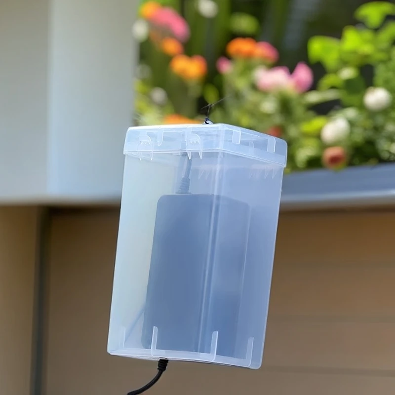 电瓶车电动车充电器防雨盒防水通用保护罩室外充电防雨罩收纳盒