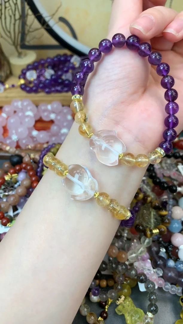 【闪购商品】水晶手链未镶嵌花语轩1415