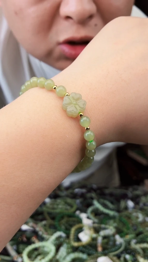 和田玉未镶嵌颈饰拍一发一