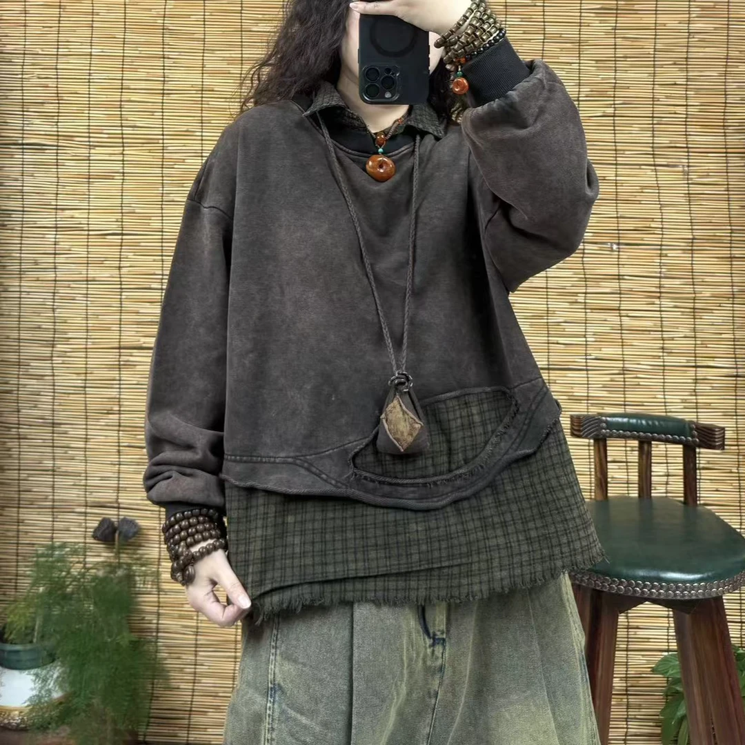 8873炒色假两件个性卫衣（前长65，90-160斤）