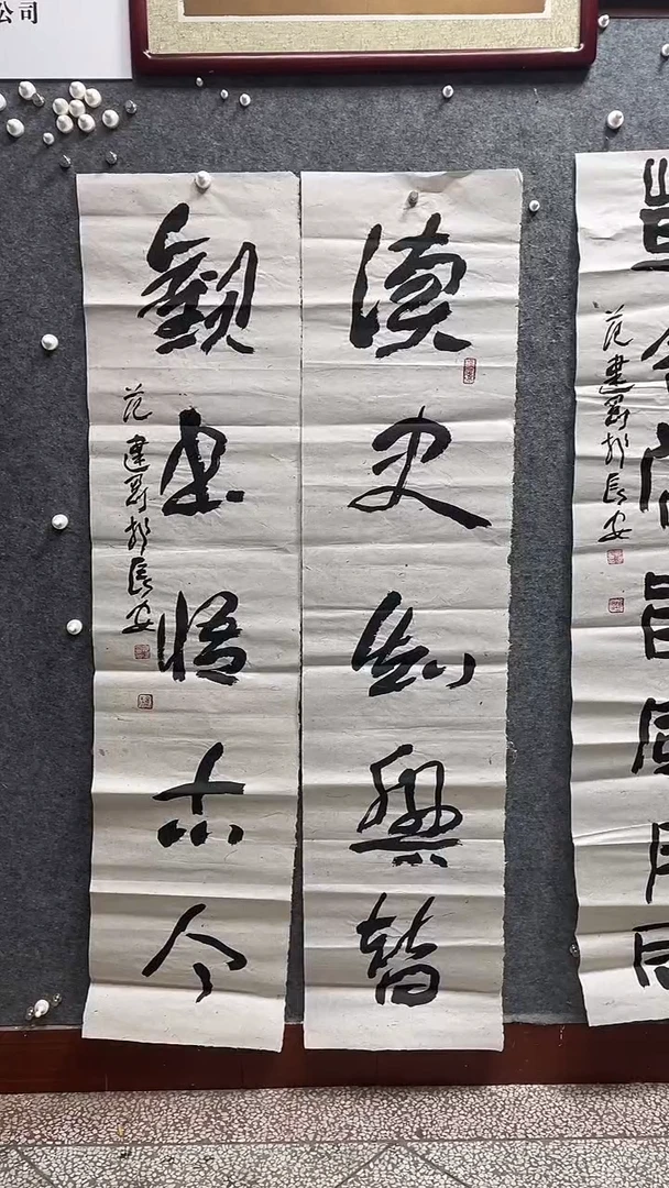 书法范建刚老师作品178*42*2