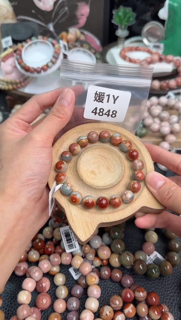 未镶嵌手链石英质玉7*。1Y4848