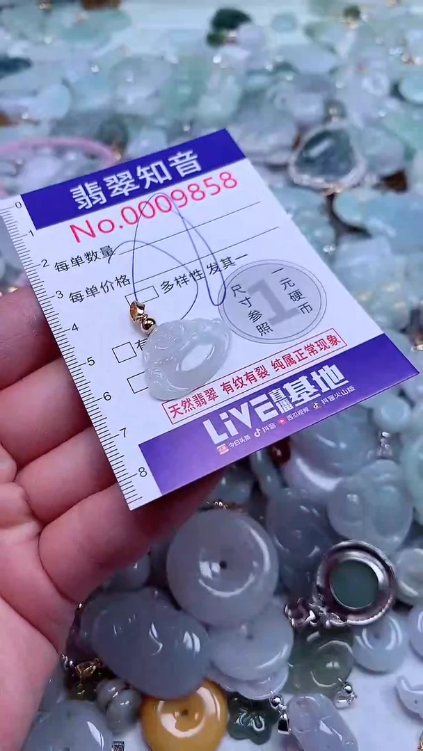 吊坠(不含链)未镶嵌翡翠9858