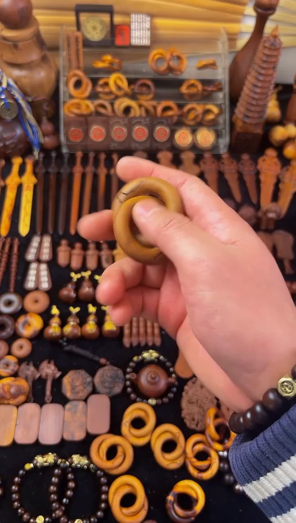 【闪购商品】木枣木小乾坤圈吊坠