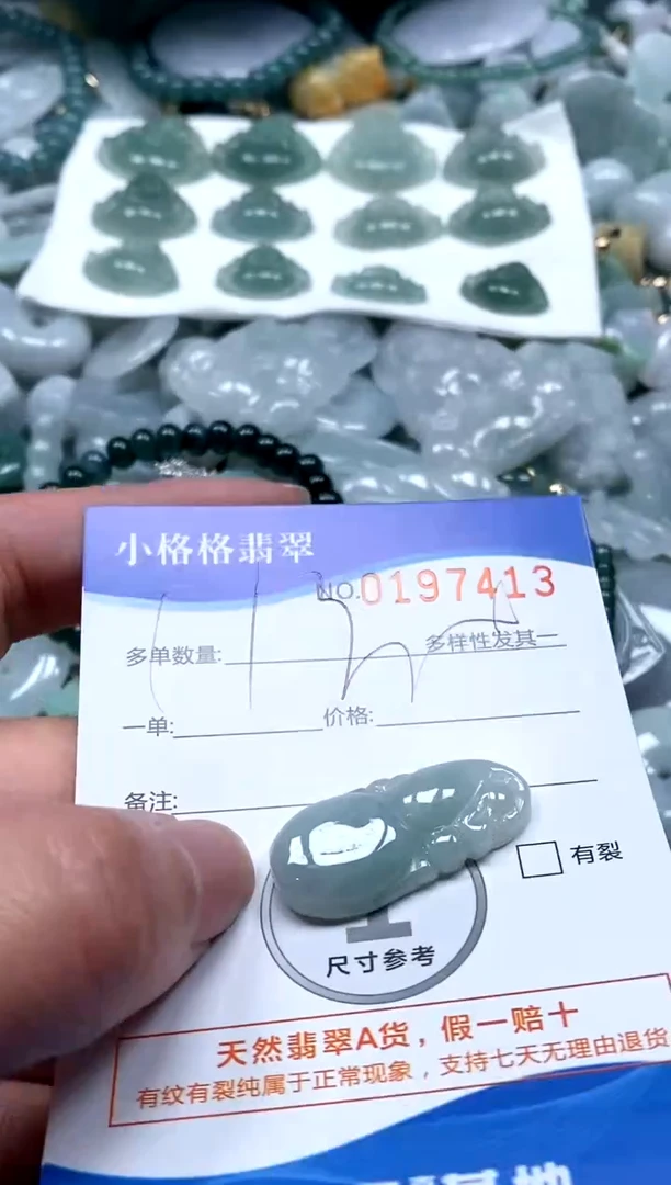 【闪购商品】翡翠颈饰未镶嵌闪购商品0197413