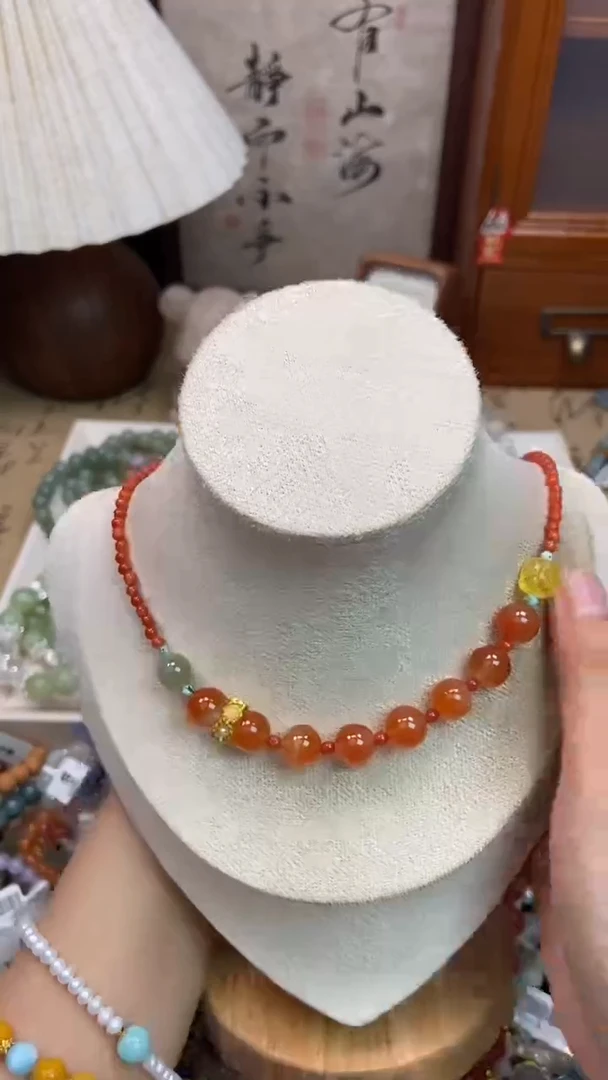 项链玛瑙未镶嵌127