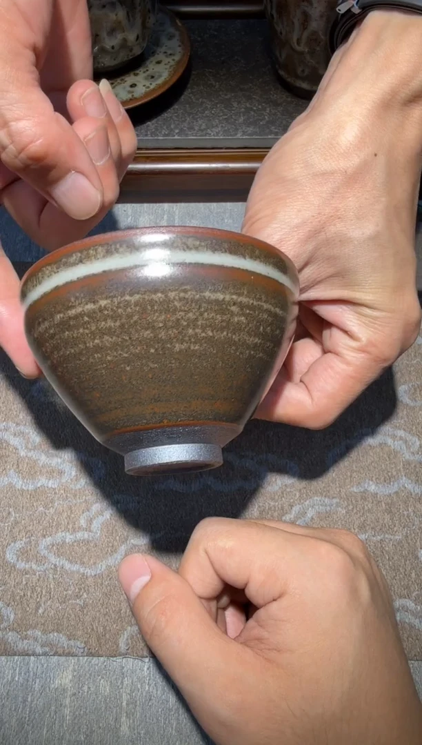茶盏林远福灰贝盏4