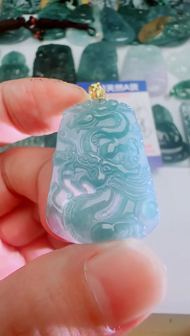 翡翠未镶嵌颈饰多样性随机发其一