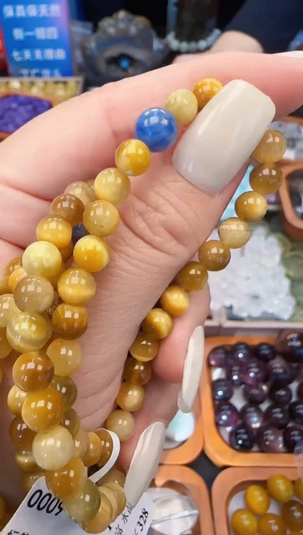 颈饰未镶嵌木变石（虎睛石）6a多样性发其一/11.23/1个