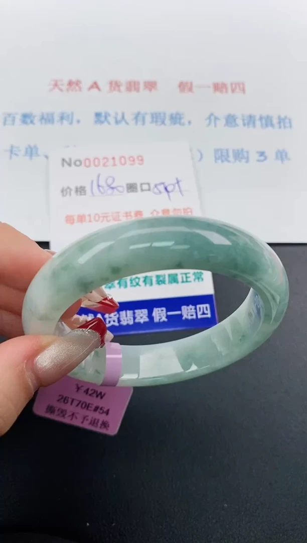 【闪购商品】翡翠手镯未镶嵌天然A货翡翠未镶嵌0021099
