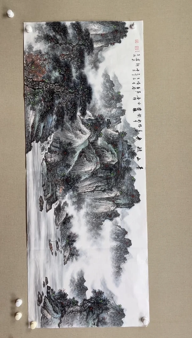 国画180*68 殷新建殷新建殷新建殷新建殷新建殷新建