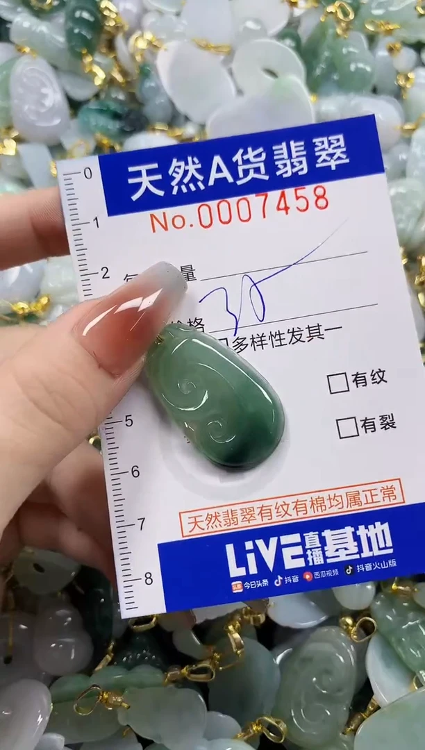 颈饰未镶嵌翡翠天然A货翡翠