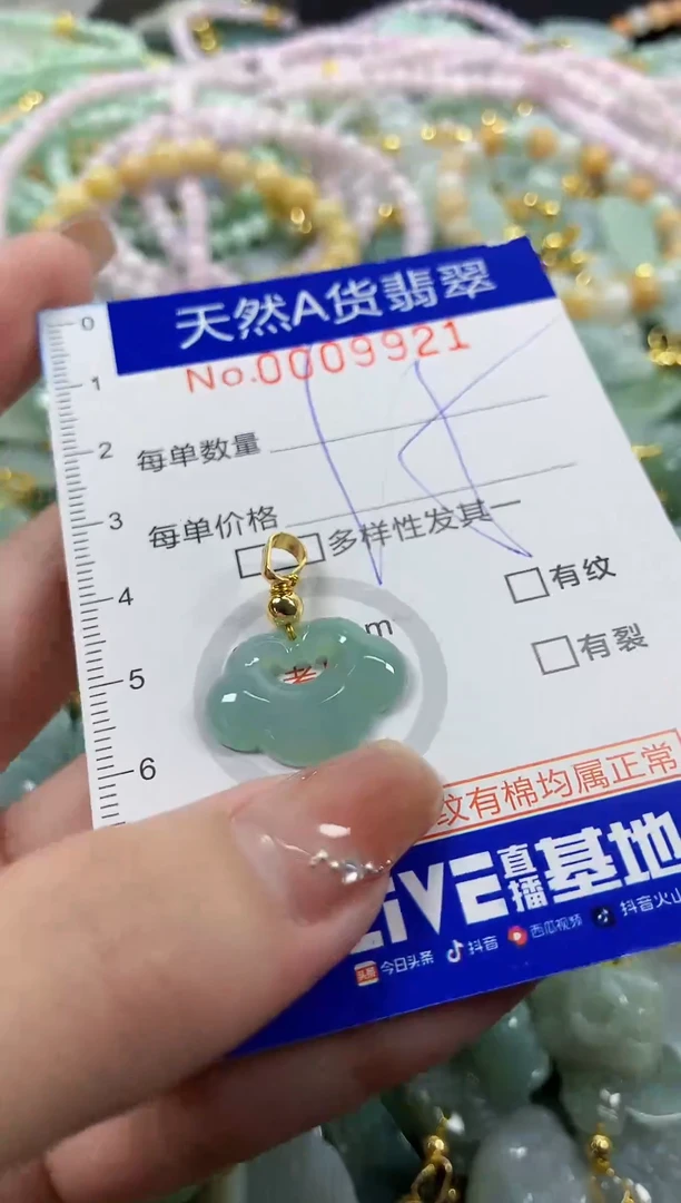 颈饰未镶嵌翡翠天然A货翡翠