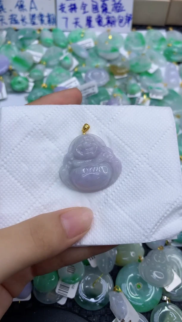 颈饰未镶嵌翡翠天然缅甸A货翡翠