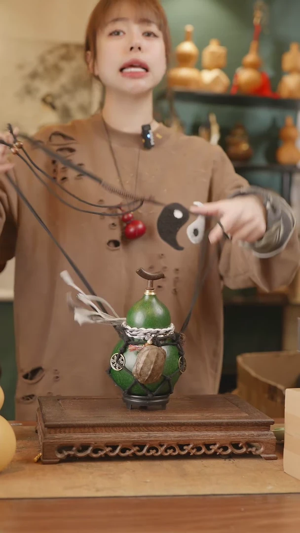 【闪购商品】17号精品天然大漆工艺防渗内胆酒葫芦~