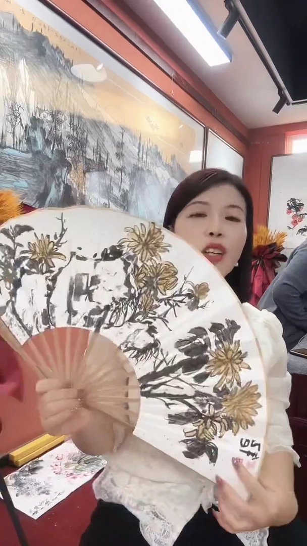 国画童森森/国画/扇面