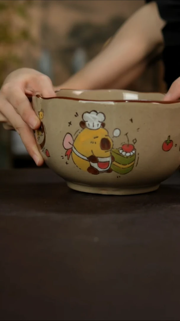 杯景德镇陶瓷杯碗柴烧多人