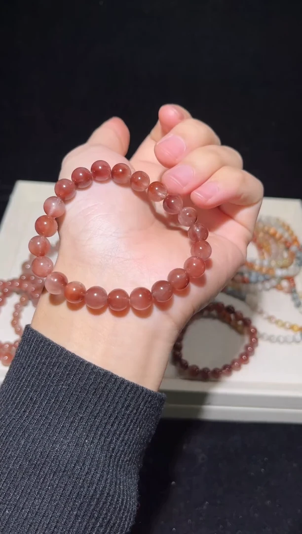 未镶嵌手串水晶35彩兔毛出厂价默认微瑕8+