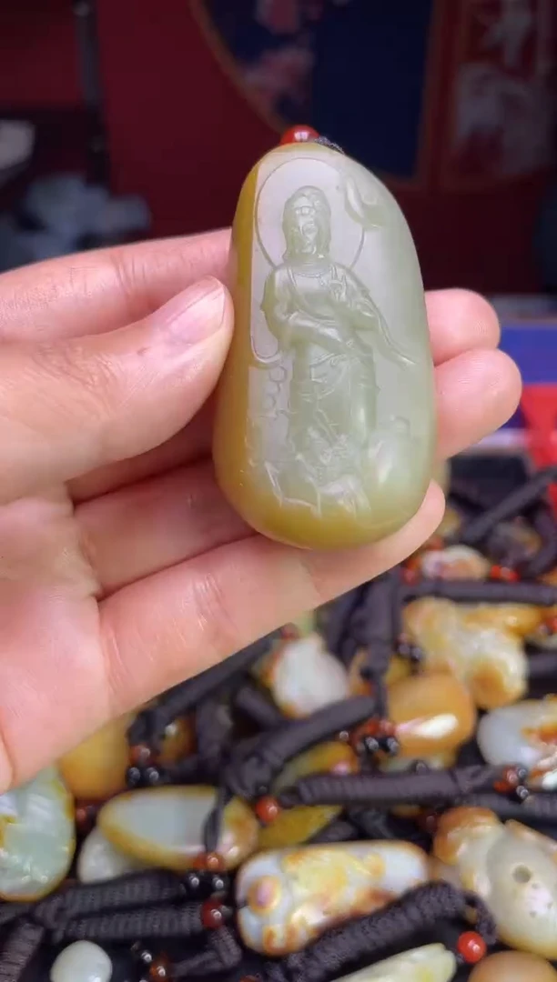 颈饰未镶嵌和田玉123