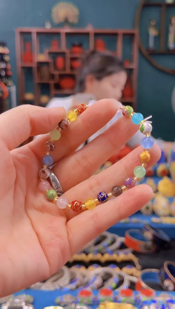 非遗景泰蓝手串 0.6 多宝