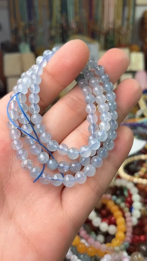 【闪购商品】海蓝宝石手链未镶嵌（一物一件）6174