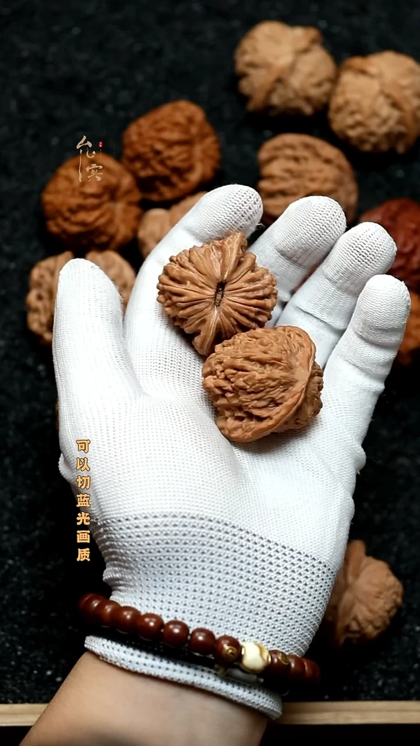 把件文玩核桃四座楼