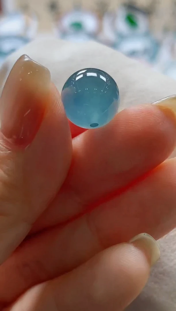 未镶嵌定制翡翠0064419065（卡十二左右圆珠）