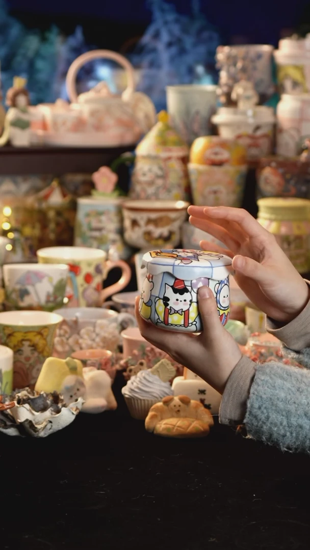 其他陶景德镇釉下彩手绘设计师款陶瓷