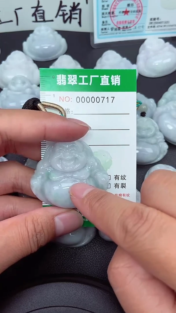 颈饰未镶嵌翡翠缅甸货天然翡翠拍一发一0717
