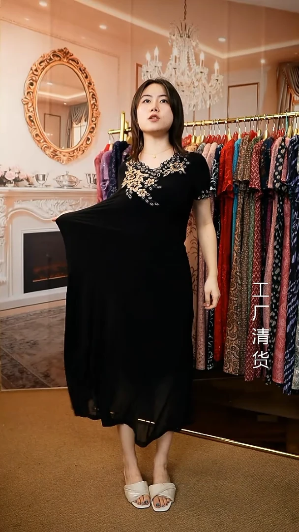 套头款好看连衣裙a12  穿到130斤