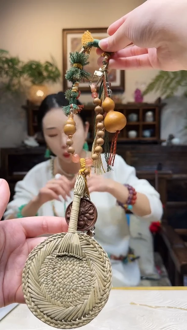 非金属木质编绳挂件