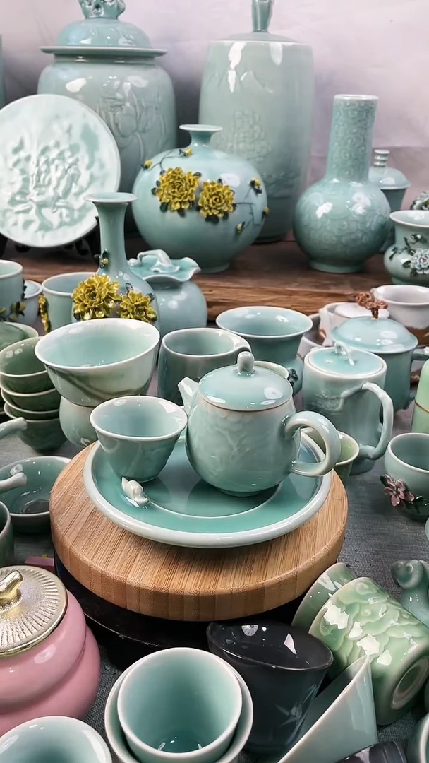 【闪购商品】特价 微瑕 慧仙青瓷