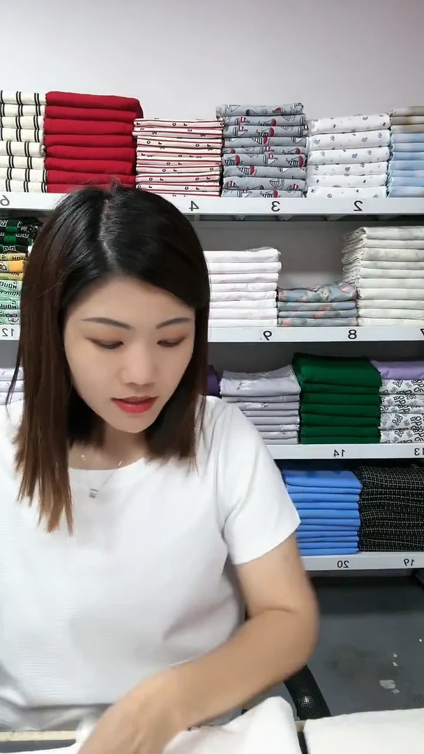 混纺白天丝棉提花