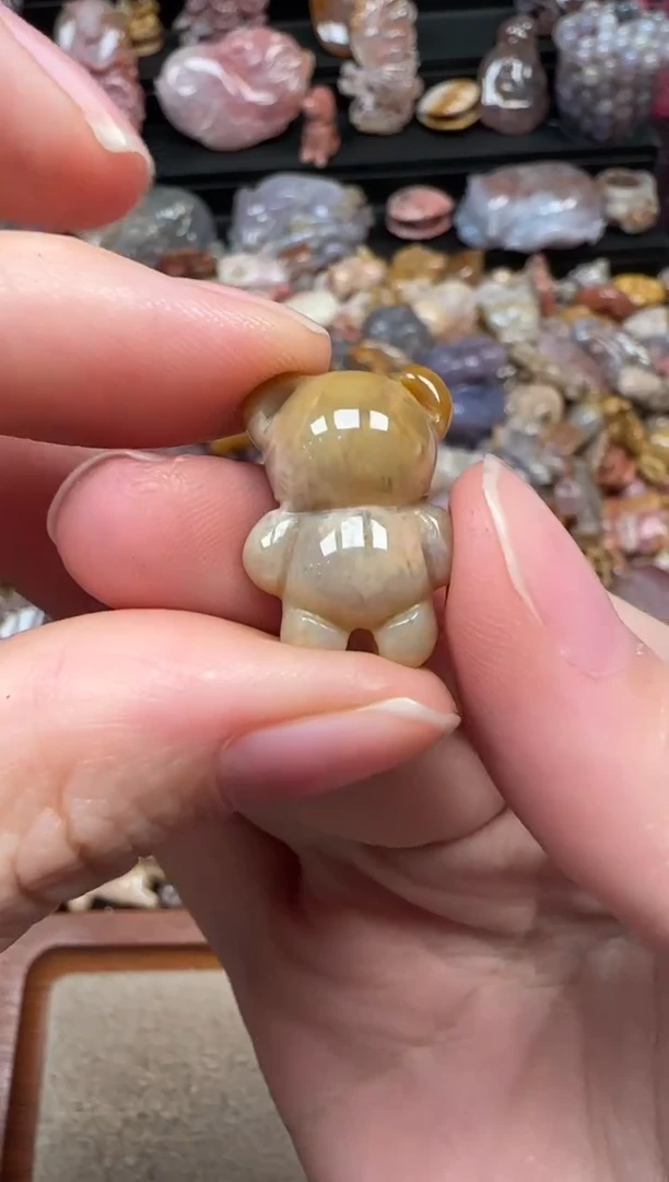 颈饰未镶嵌硅化珊瑚（珊瑚玉）331